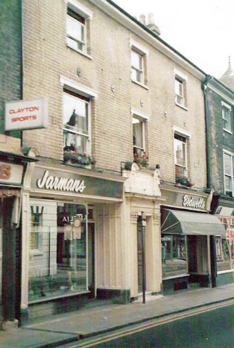 The shop at 2-4 Northgate Street in the mid 1970s